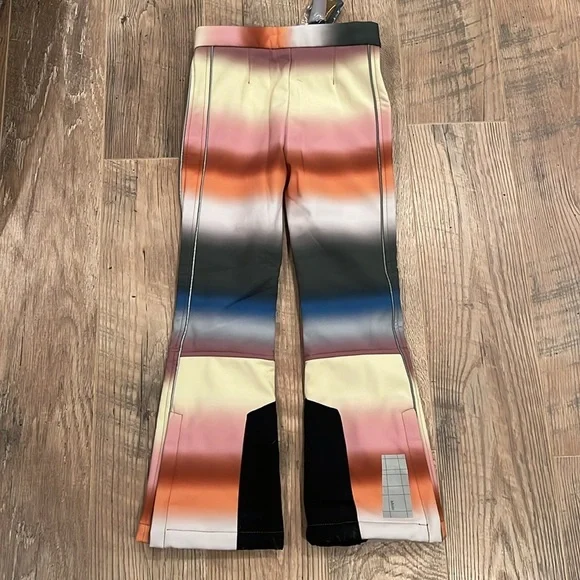 NWT Molo Multicolor Striped Ski Pant Size 8 - Picture 4 of 7